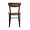 Flash Furniture Metal Dining Chairs - Walnut Wood Seat/Back, PK 2 2-XU-DG6V5B-WAL-GG - alternate 2